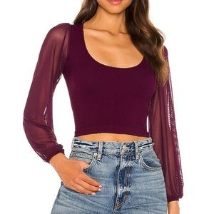NWOT Free People Lost In Love Seamless Top!
